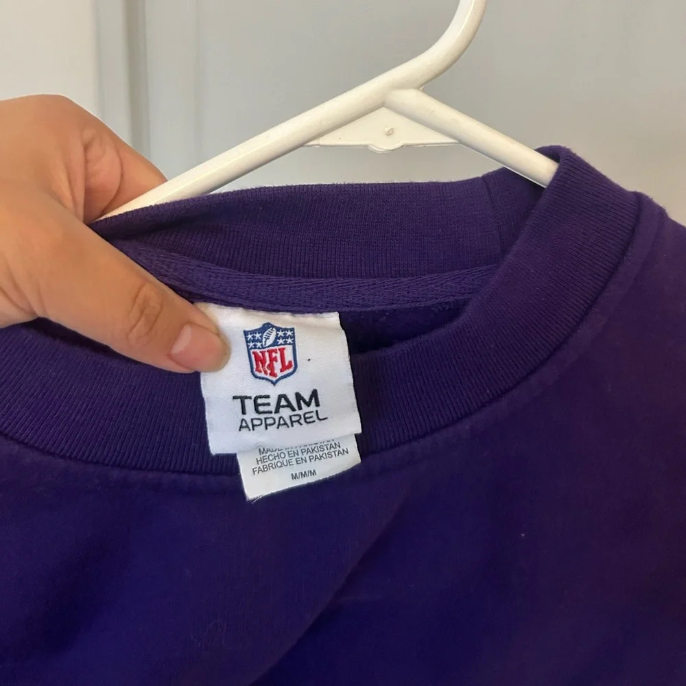 Vintage NFL Minnesota Vikings Football Crewneck Embroidery Logo size medium - Picture 8 of 9